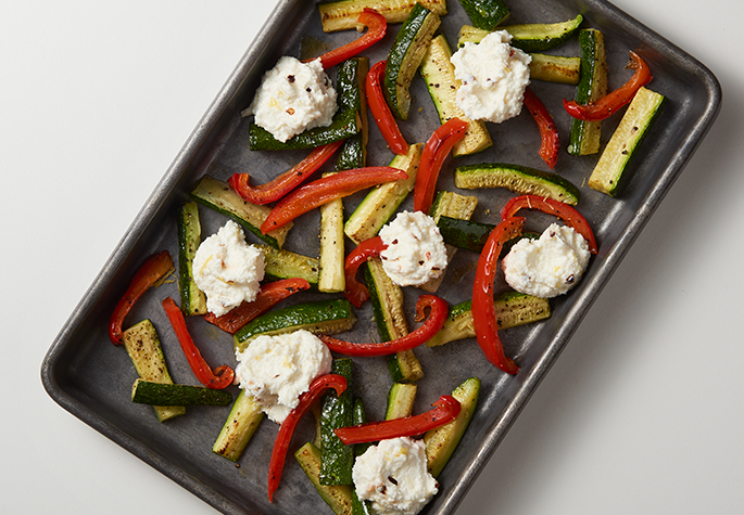 Roasted Veggies with Whipped Ricotta