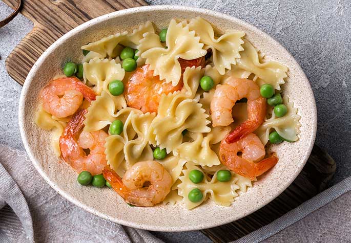 Shrimp Bow Tie Pasta