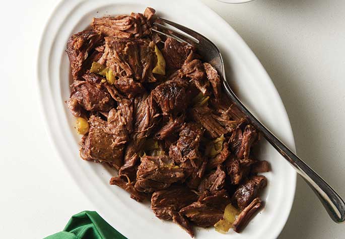 Slow-Cooker Mississippi Pot Roast