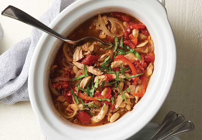 Slow-Cooker Tuscan Chicken Stew recipe