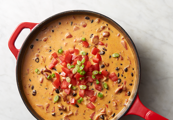 Smoky Black Bean Queso