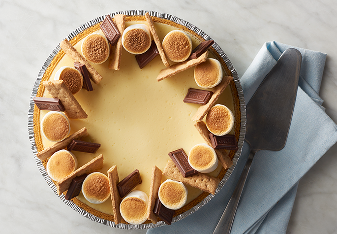 S'mores Cheesecake Pie