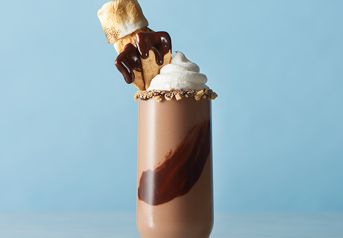 s'mores milkshakes