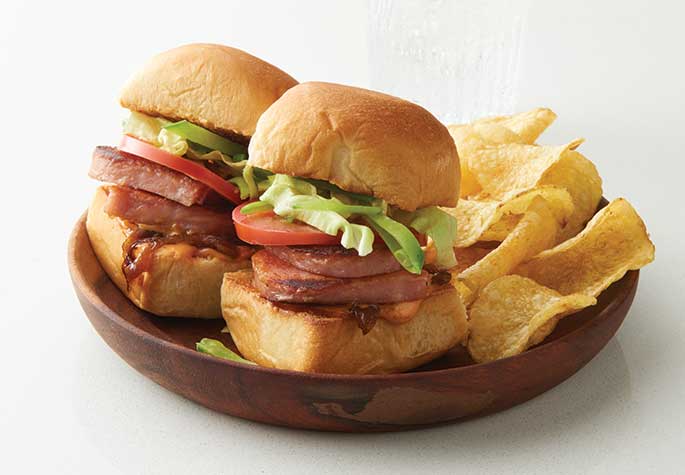 Spam Melt Sliders recipe