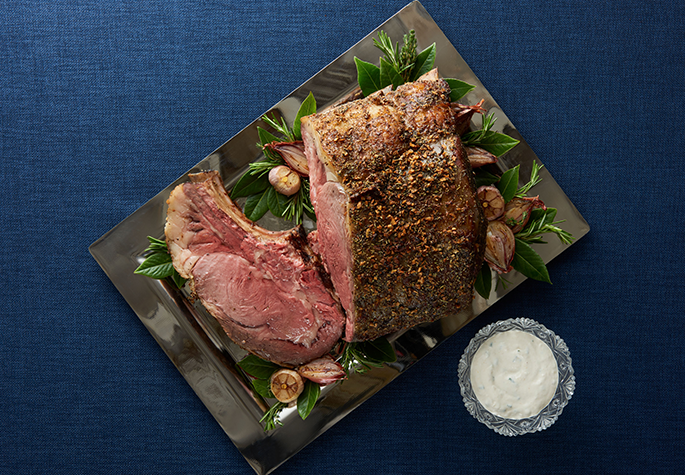 Standing Rib Roast With Pan Gravy Recipe