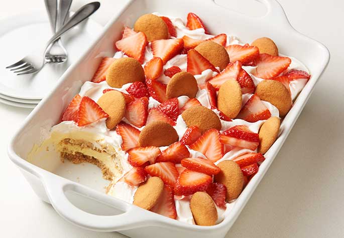 Strawberry Shortcake Squares recipe