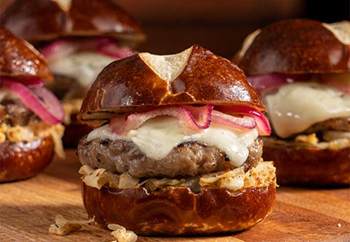 Stuffed Brat Slider