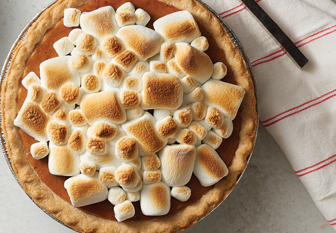 Toasted Marshmallow Pumpkin Pie