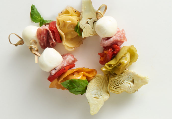 Skewered Tortellini