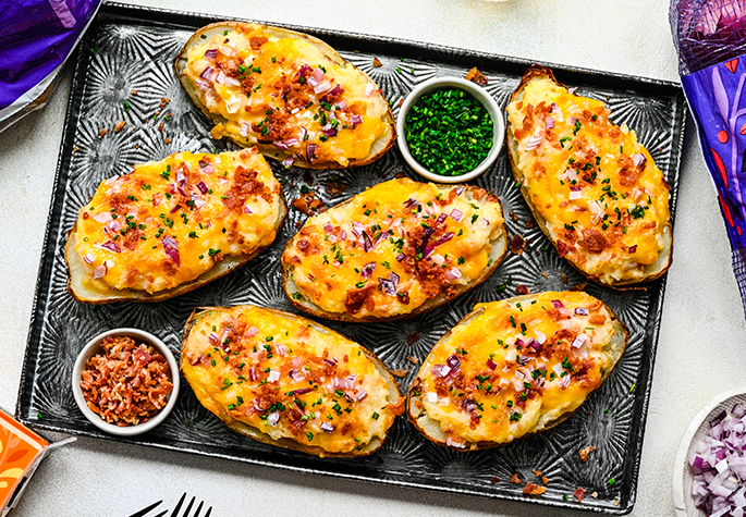 Twice Baked Potatoes recipe