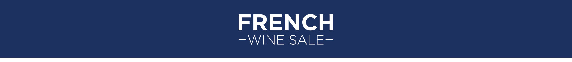 French Wine Sale