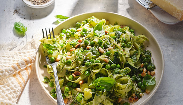 Super Green Pesto Pasta