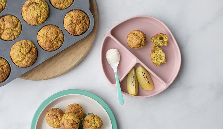 Hidden Veggie Cheesy Muffins