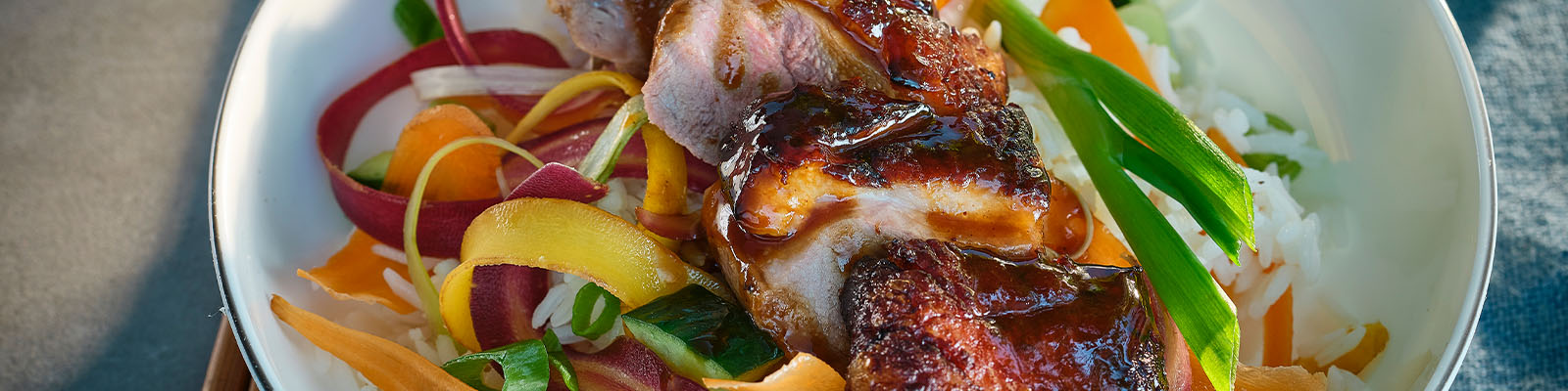 Hoisin Duck Rice Bowl