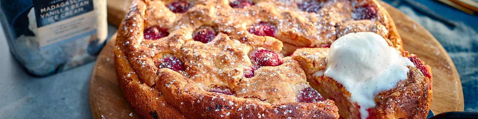 Raspberry & Ricotta Cake