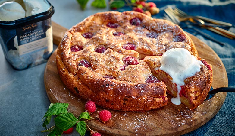 Raspberry & Ricotta Cake
