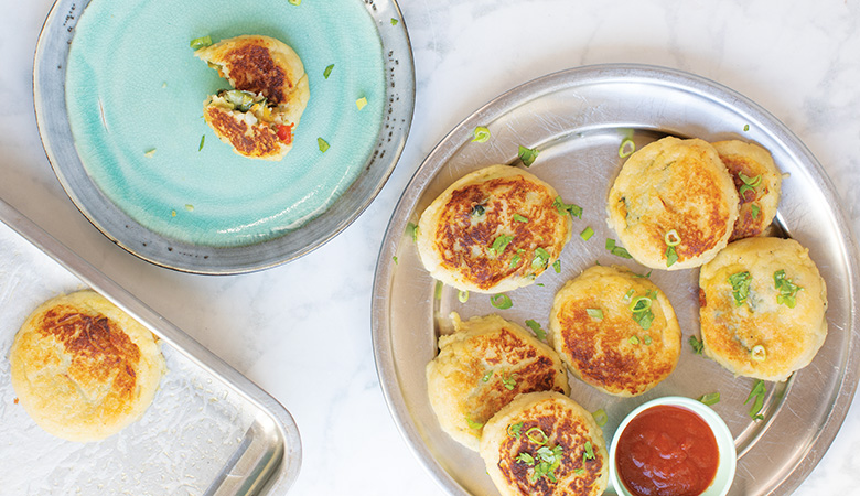 Baby Led Weaning Stuffed Potato Cakes