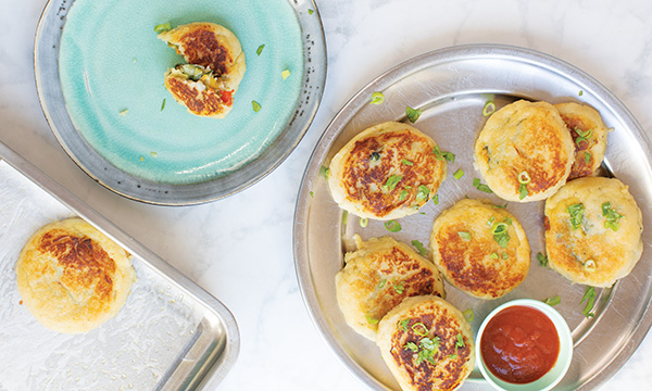 Baby Led Weaning Stuffed Potato Cakes