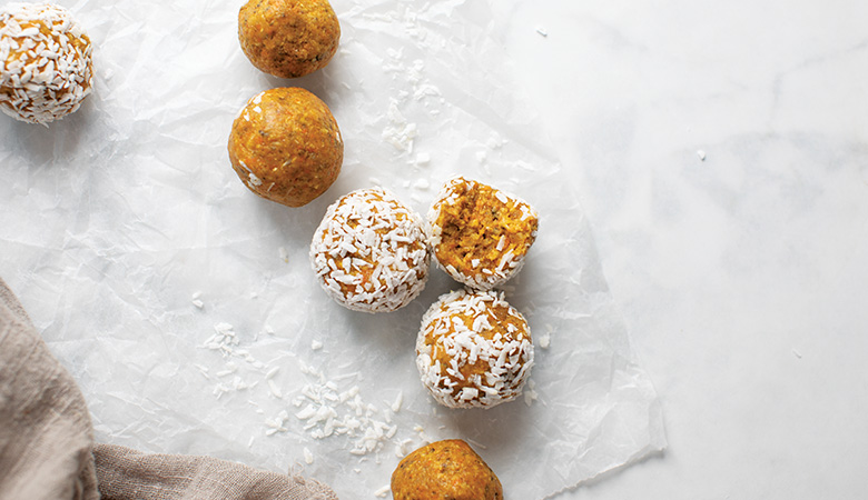 Sugar-Free Carrot Cake Energy Balls