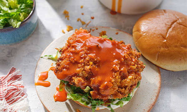 Air Fryer Honey Butter Chicken Buns