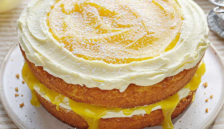 Lemon Curd Layer Cake Recipe | Bon Appétit