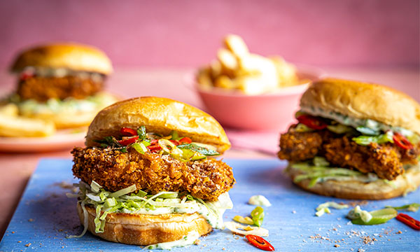 Crispy Spice Bag Chicken Buns