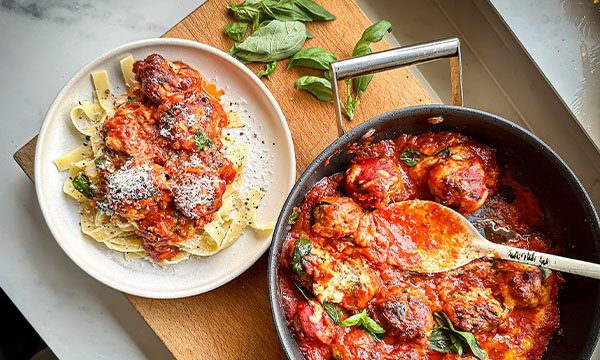 Turkey Parmesan Meatballs