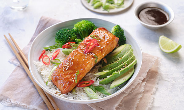 Teriyaki Salmon Bowl