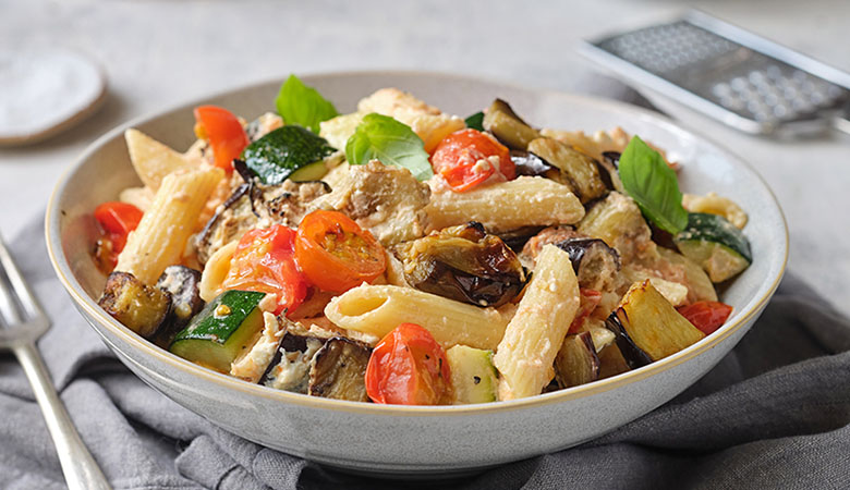 Roasted Veggie Penne Pasta 