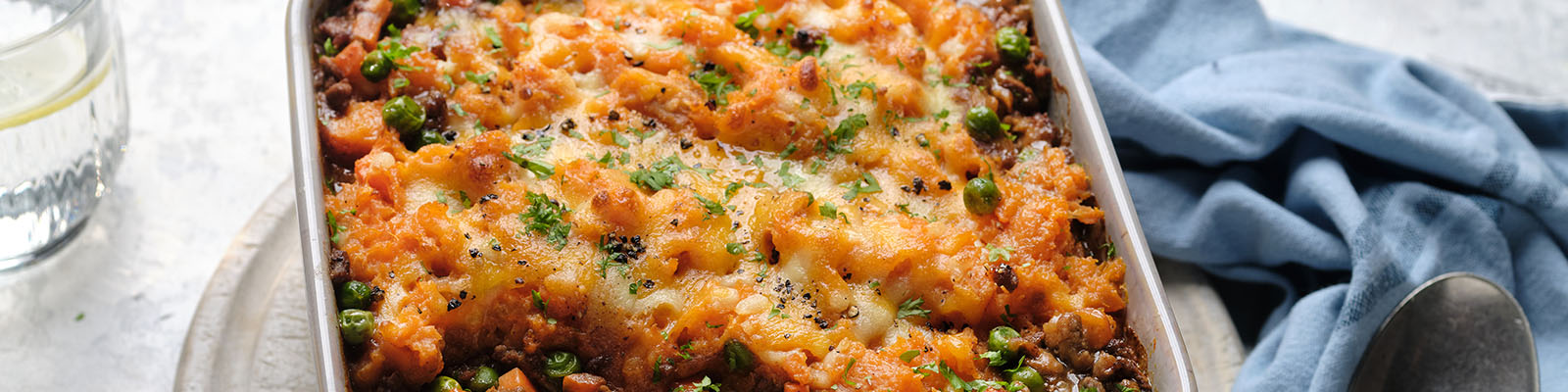 Healthy Sweet Potato Cottage Pie 