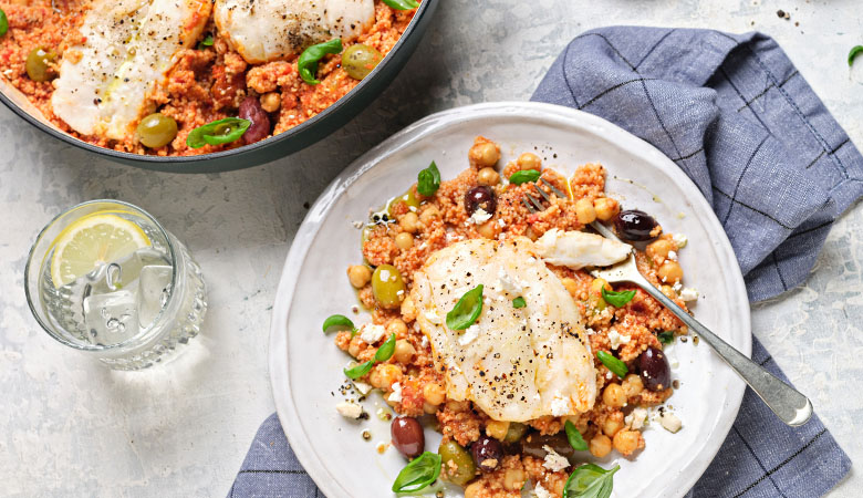 Mediterranean Hake & Cous Cous Stew 