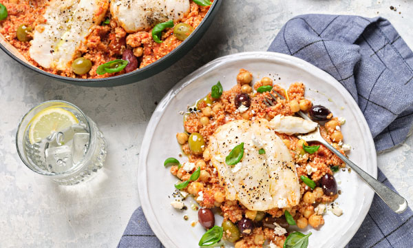 Mediterranean Hake & Cous Cous Stew 