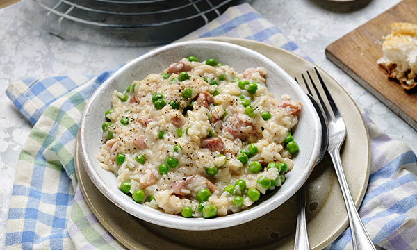 Bacon & Pea Risotto 