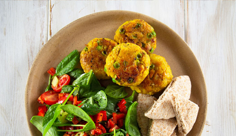 Spicy Potato & Chickpea Patties