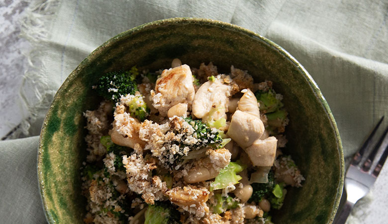 Chicken, Bean & Broccoli Bake