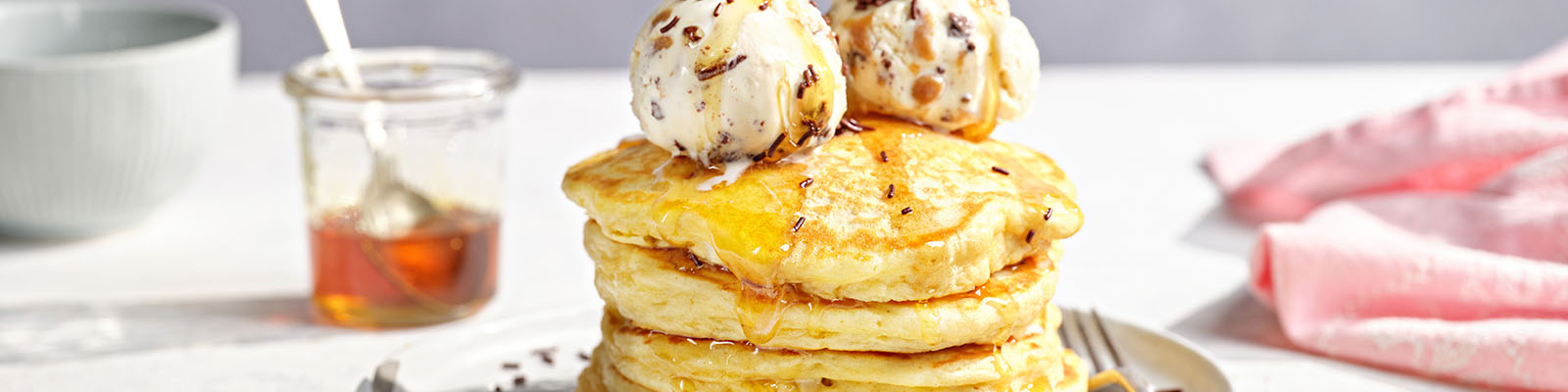 Fluffy Pancake Stack