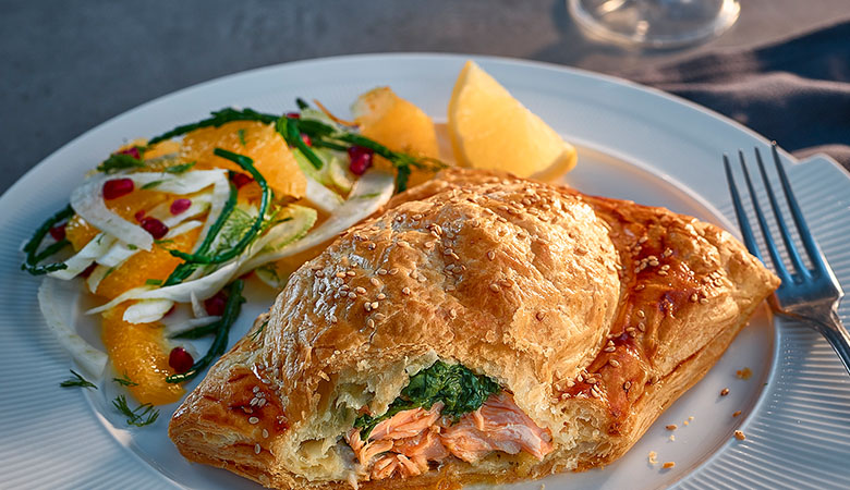 Neven Maguire's Salmon En-Croûte with Citrus Butter