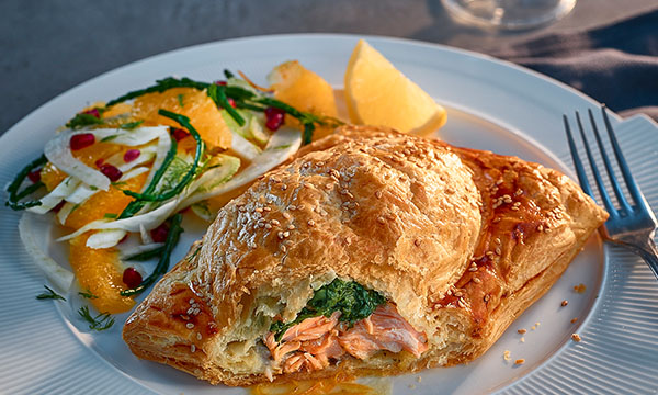 Neven Maguire's Salmon En-Croûte with Citrus Butter