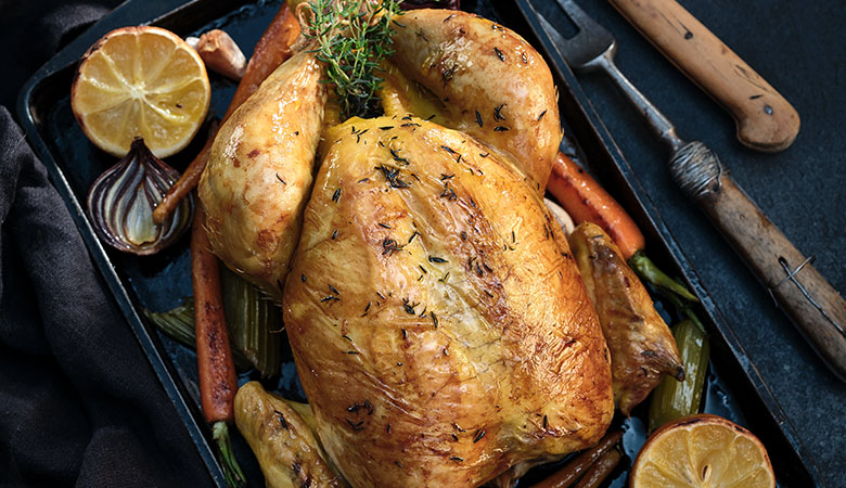 Neven Maguire's Ultimate Roast Chicken with Lemon, Garlic & Thyme