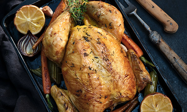 Neven Maguire's Ultimate Roast Chicken with Lemon, Garlic & Thyme