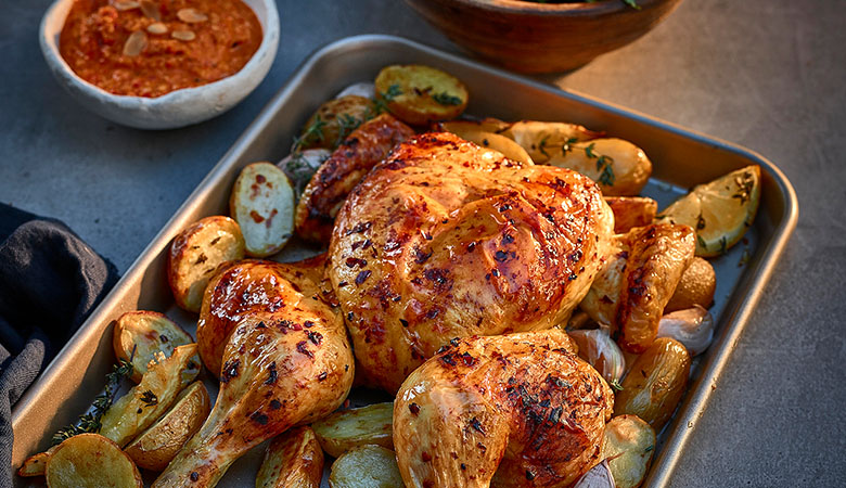 Air Fryer Spatchcock Chicken - Bites of Wellness