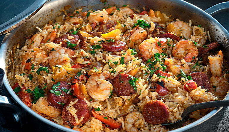 Neven Maguire's Prawn & Chorizo Rice Bake