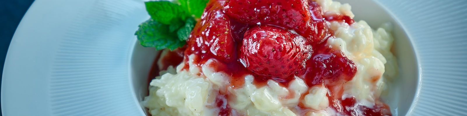 Neven Maguire's Vanilla & Lemon Rice Pudding with Irish Strawberry Compote