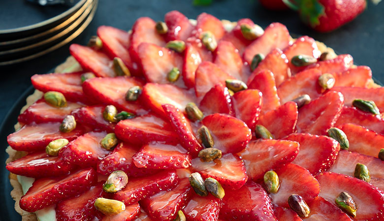  Neven Maguire's Irish Strawberry & Lemon Tart