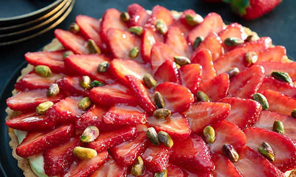 Neven Maguire's Irish Strawberry & Lemon Tart