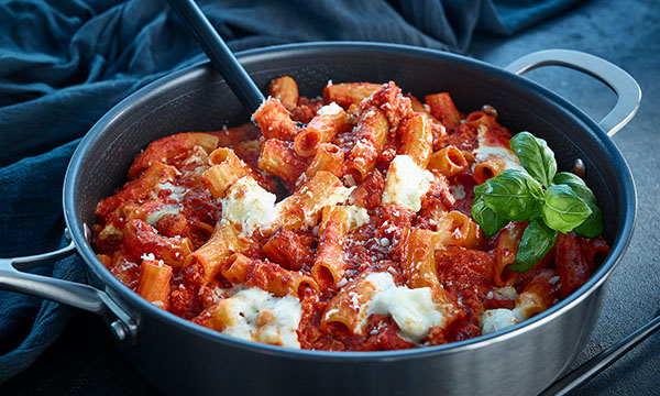 Calabrian Sausage & Tortiglioni Bake