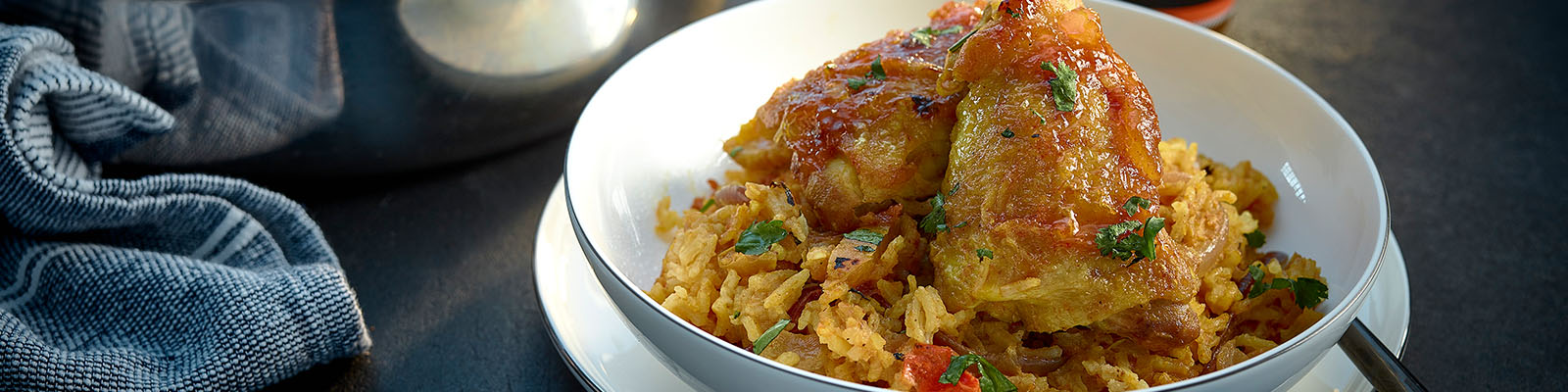 Neven Maguire's One Pan Mango Glazed Chicken & Rice Korma