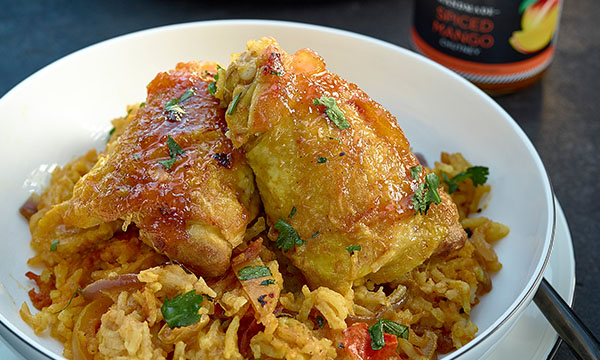 Neven Maguire's One Pan Mango Glazed Chicken & Rice Korma