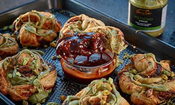 Pistachio Pastry Knots