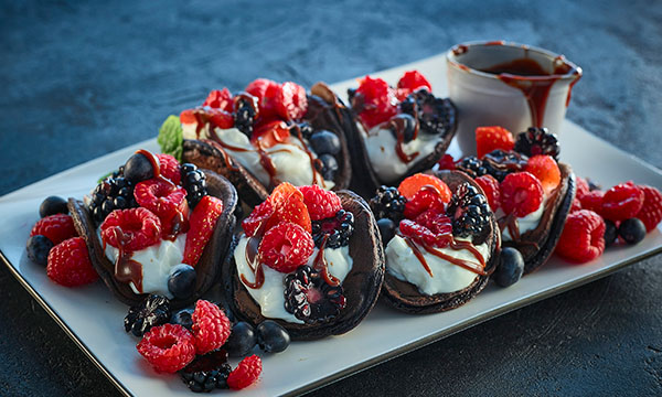 Chocolate Pancake Tacos